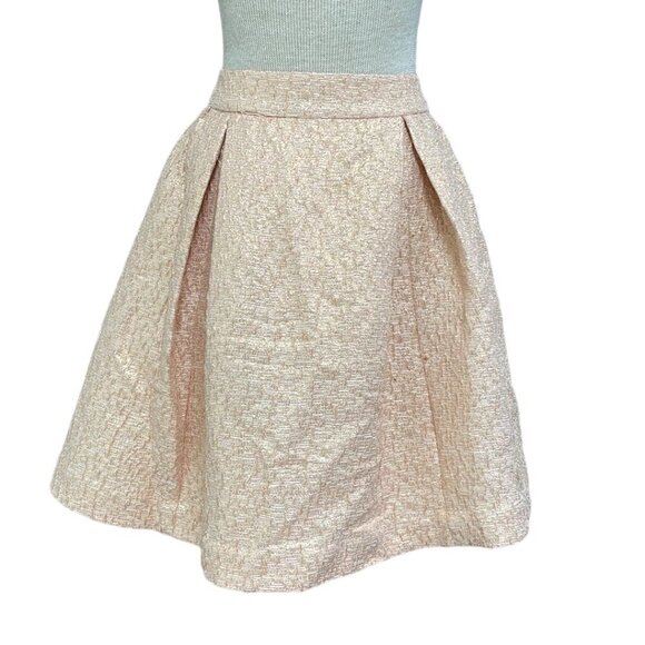 Kate Spade Skirt The Rules Pleated Mini Sparkles Pink Size 6 - Picture 1 of 15